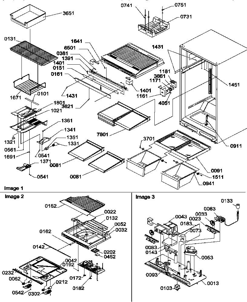 06 - INTERIOR CABINET AND DRAIN BLOCK ASSY