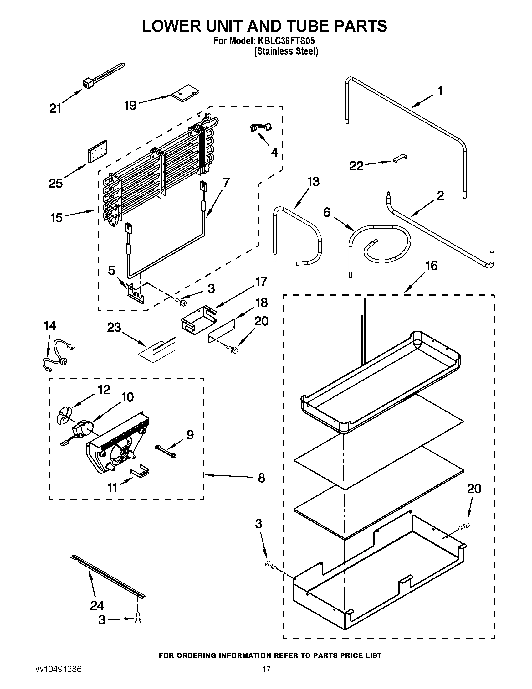 10 - LOWER UNIT AND TUBE PARTS