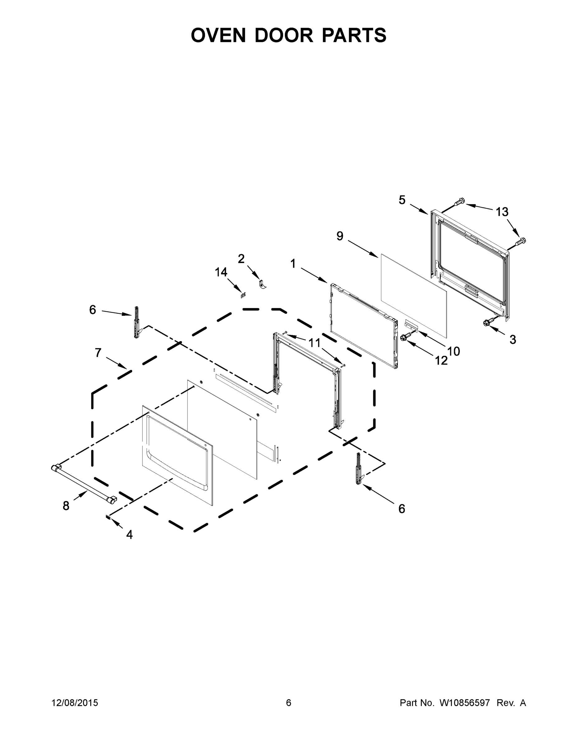 04 - OVEN DOOR PARTS