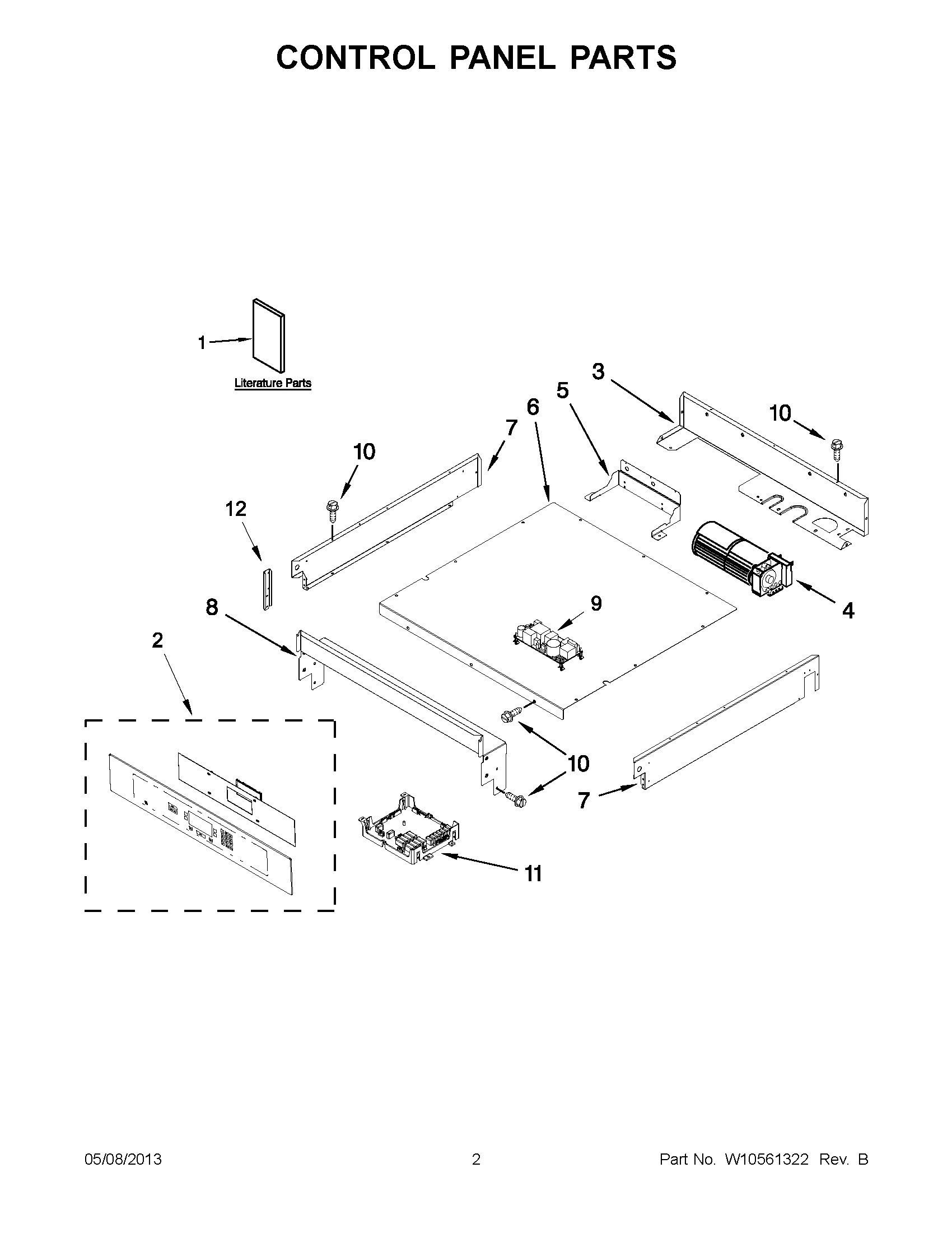 01 - CONTROL PANEL PARTS
