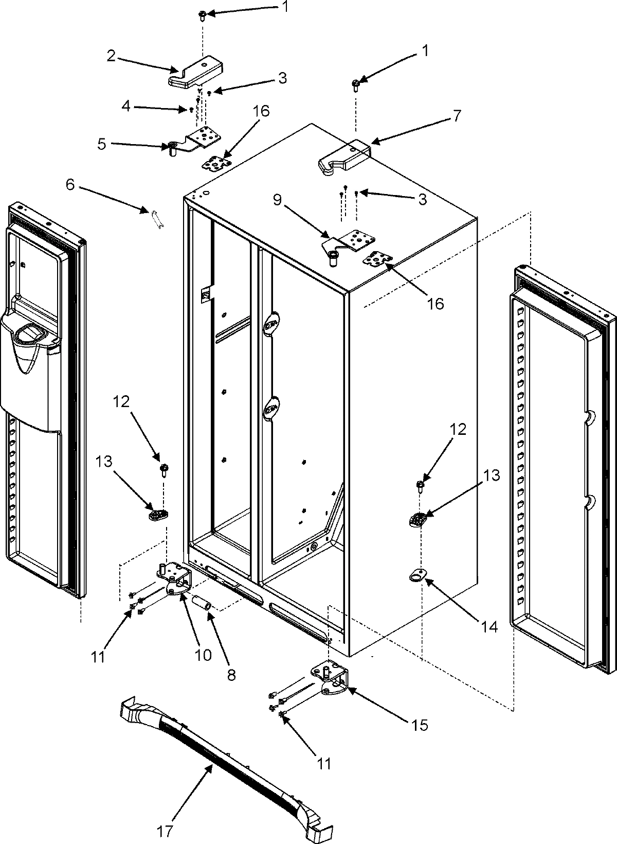 13 - HINGES & TOE GRILLE (SERIES 12)