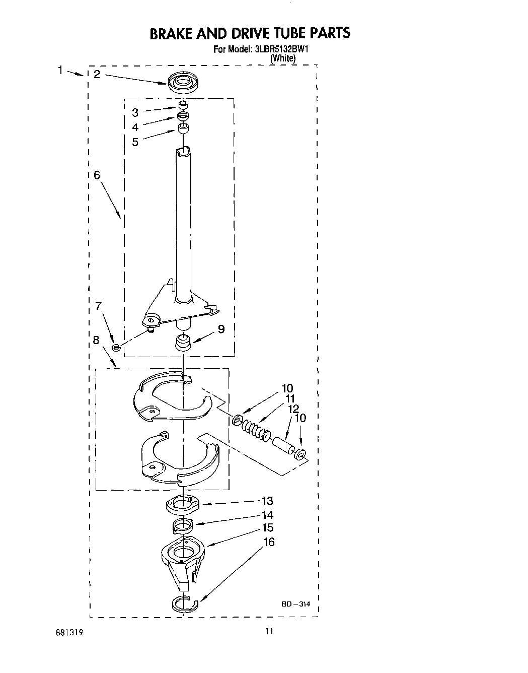 09 - BRAKE AND DRIVE TUBE