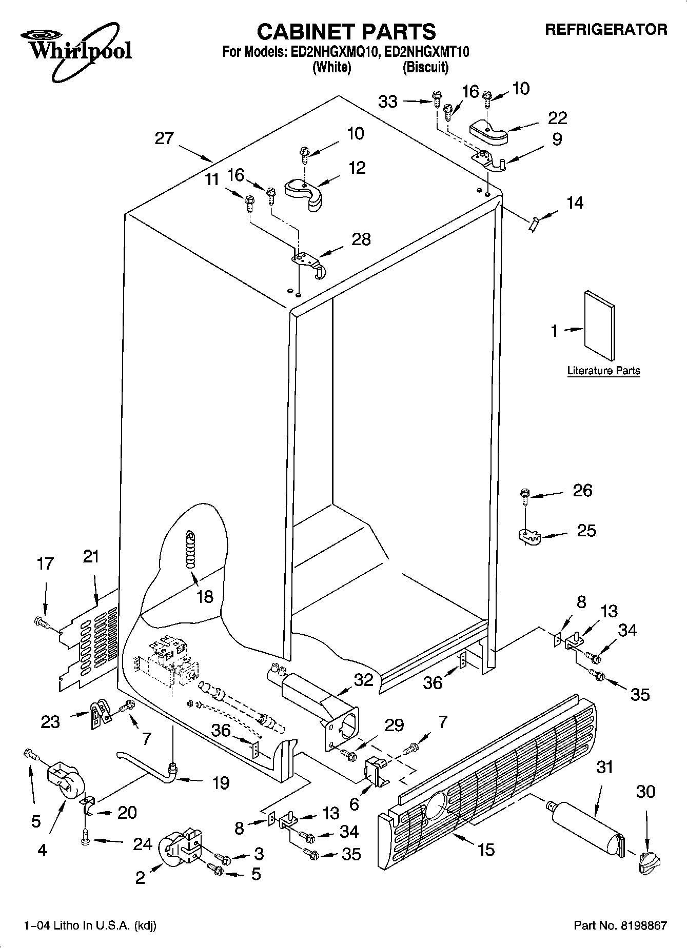 01 - CABINET PARTS
