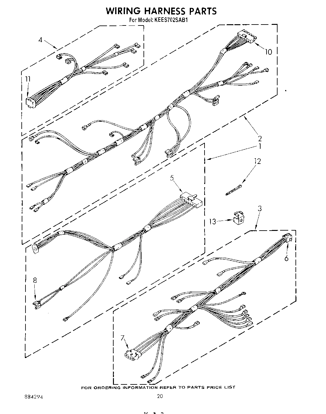 12 - WIRING HARNESS , LITERATURE AND OPTIONAL