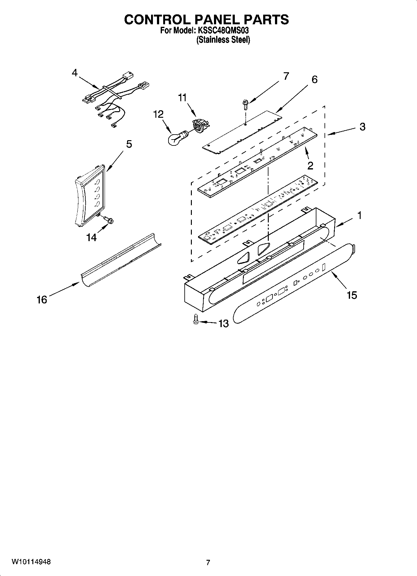 05 - CONTROL PANEL PARTS