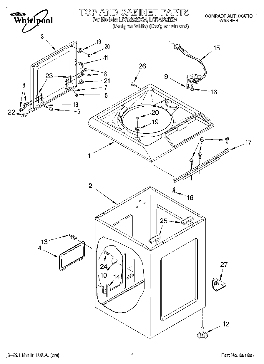 01 - TOP AND CABINET