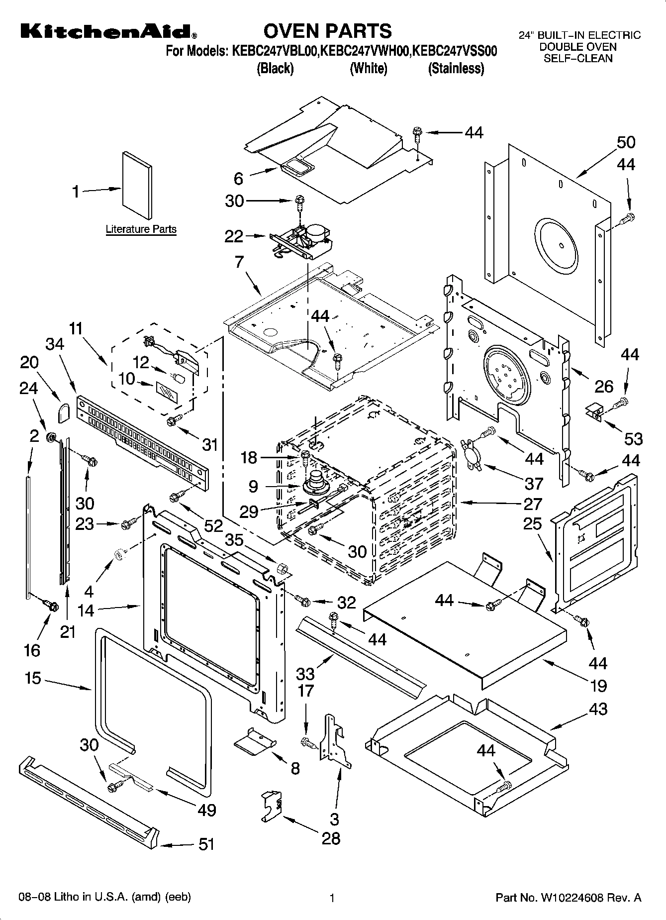 01 - OVEN PARTS