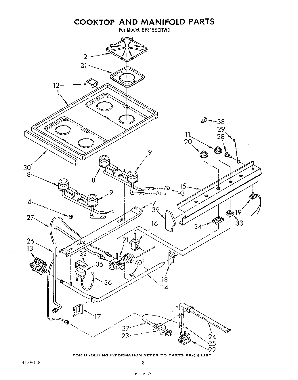 06 - COOK TOP AND MANIFOLD , LITERATURE