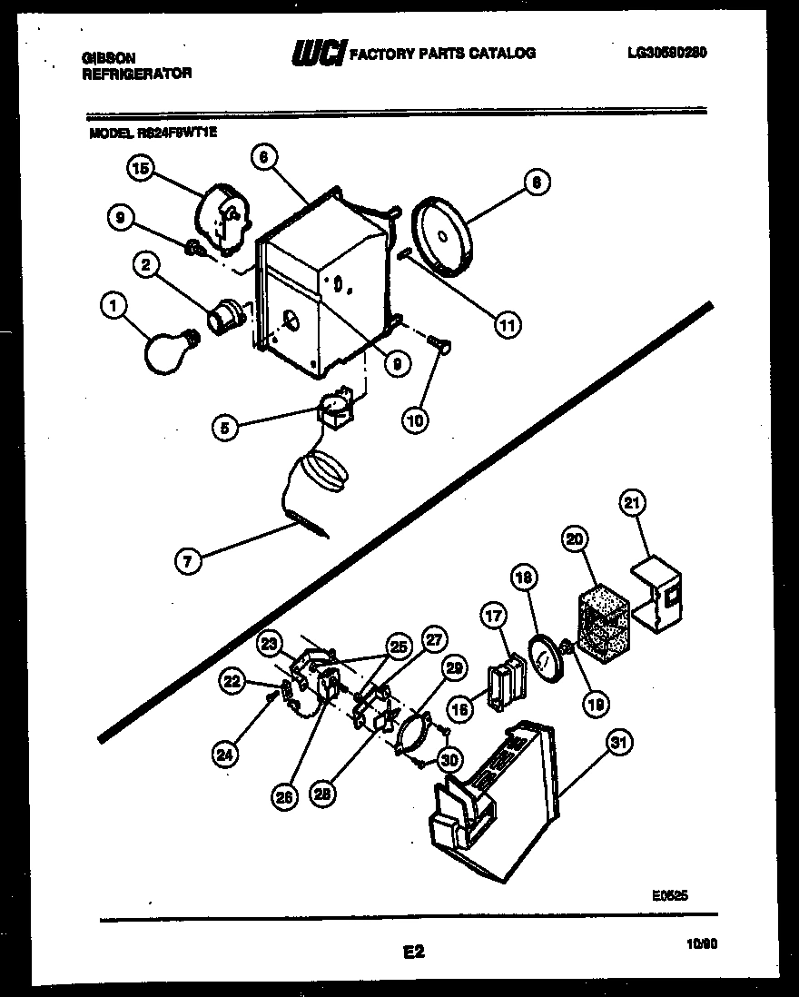 06 - REFRIGERATOR CONTROL ASSEMBLY, DAMP