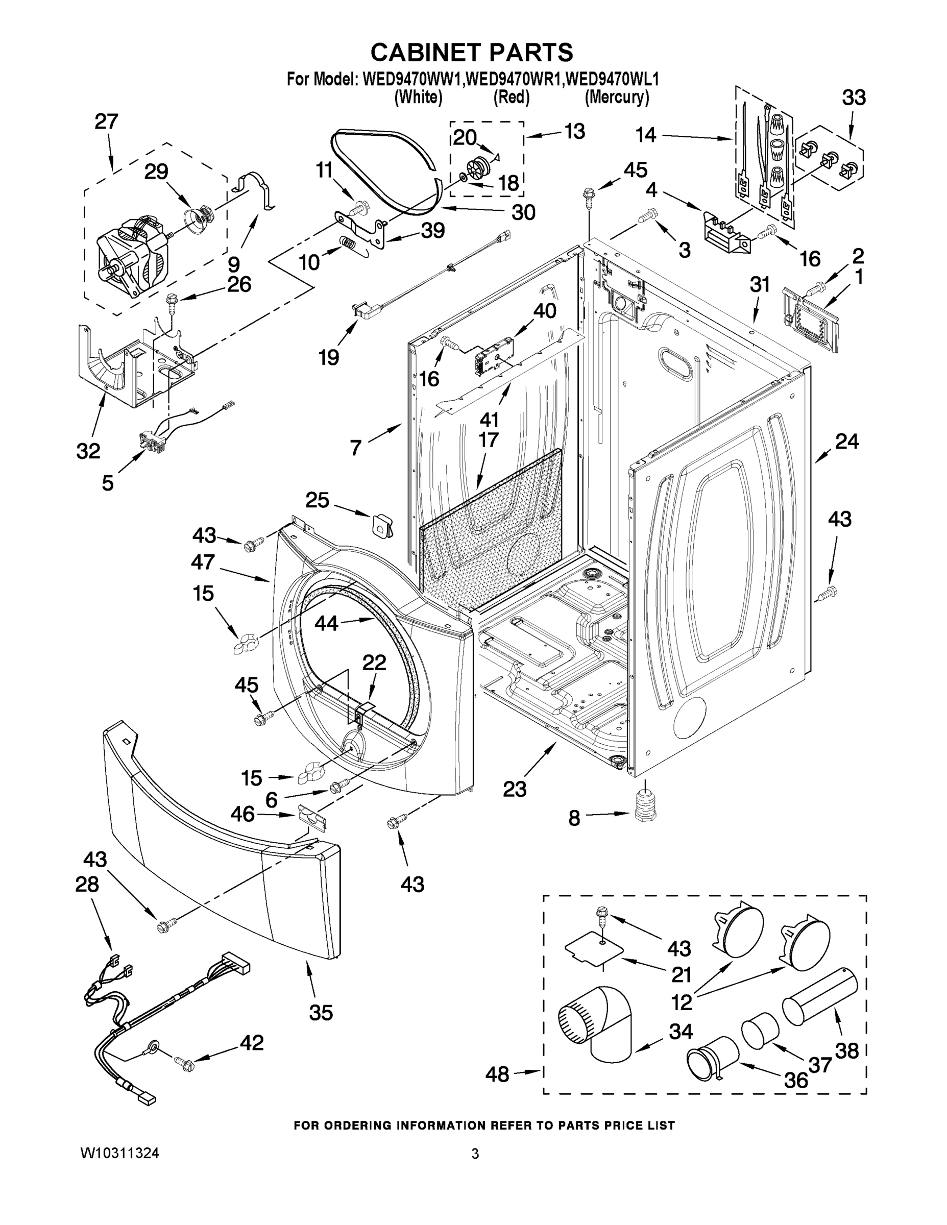 02 - CABINET PARTS