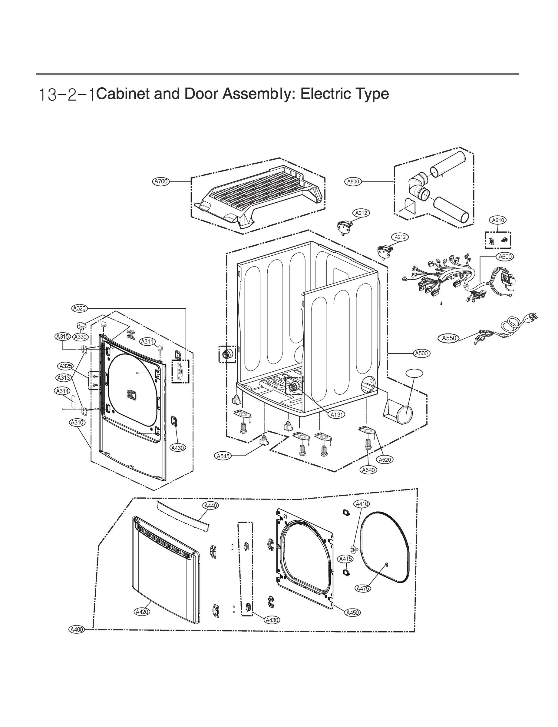 CABINET AND DOOR ASSEMBLY