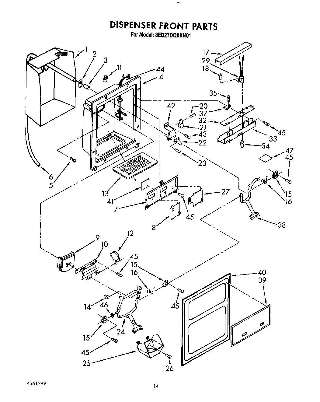 09 - DISPENSER FRONT