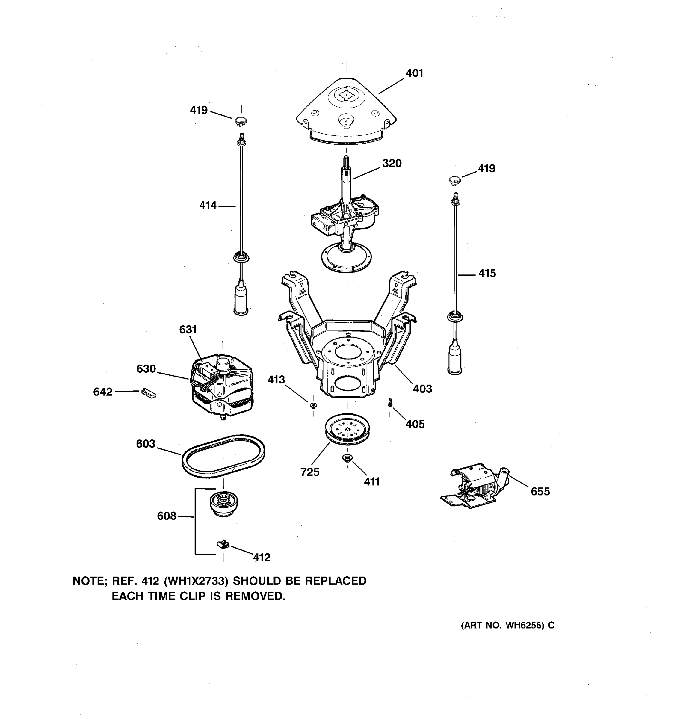 SUSPENSION, PUMP & DRIVE COMPONENTS