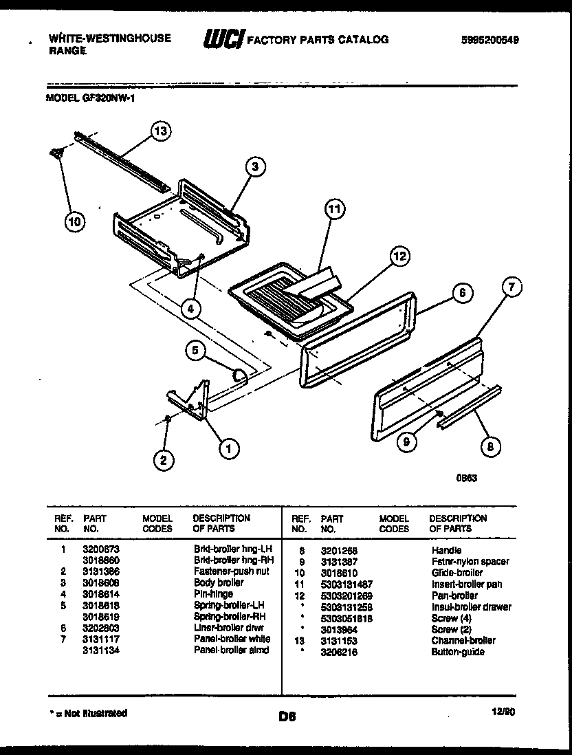 04 - BROILER DRAWER PARTS