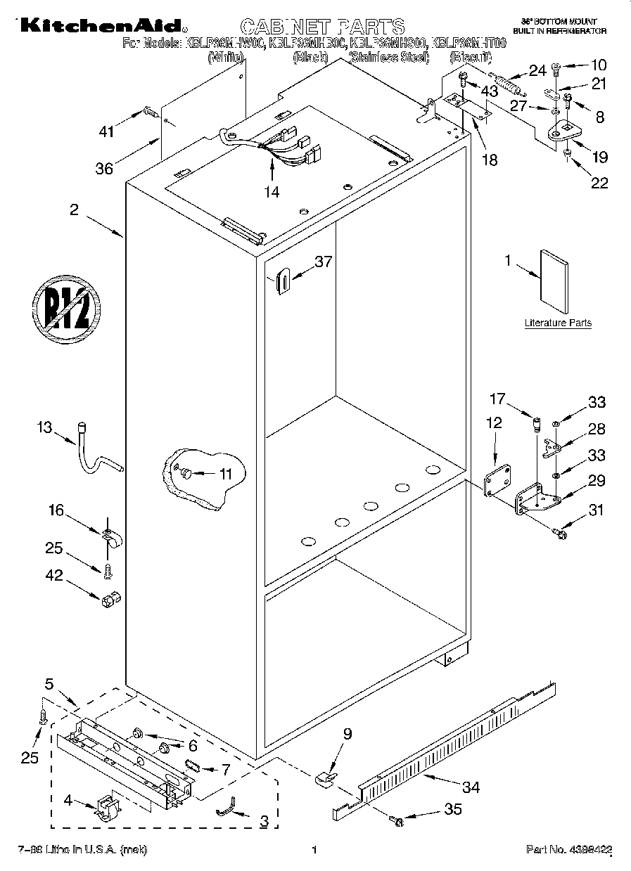01 - CABINET, LITERATURE