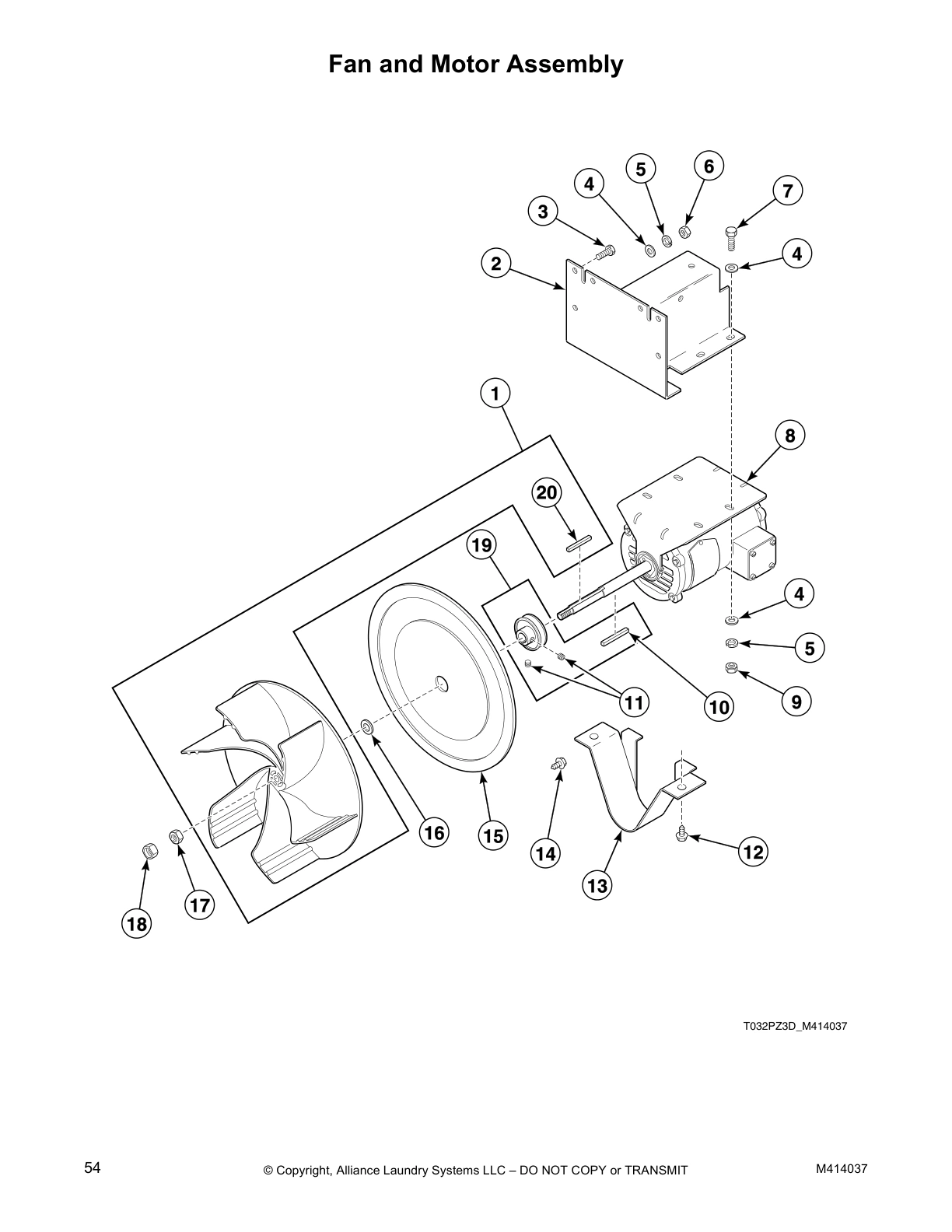 Fan and Motor Assembly
