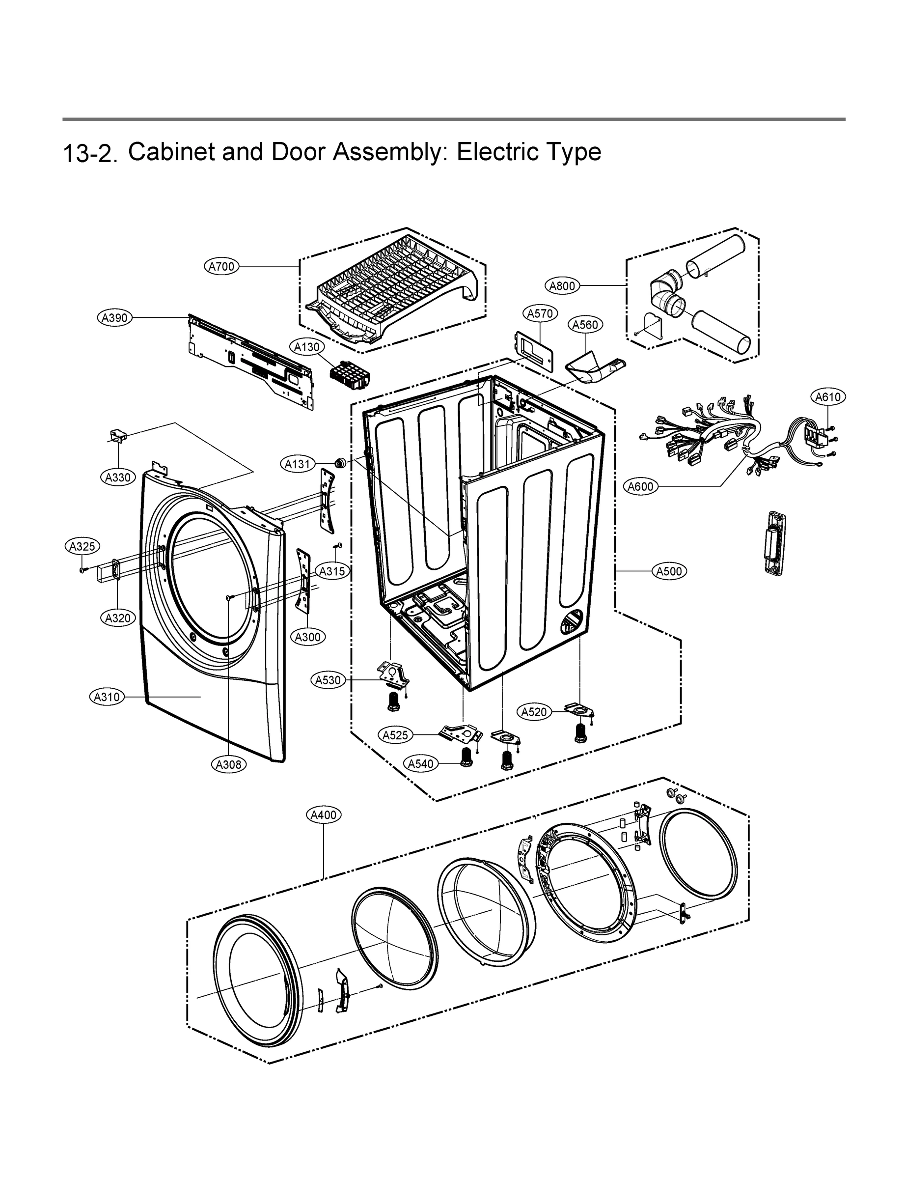 CABINET AND DOOR ASSEMBLY