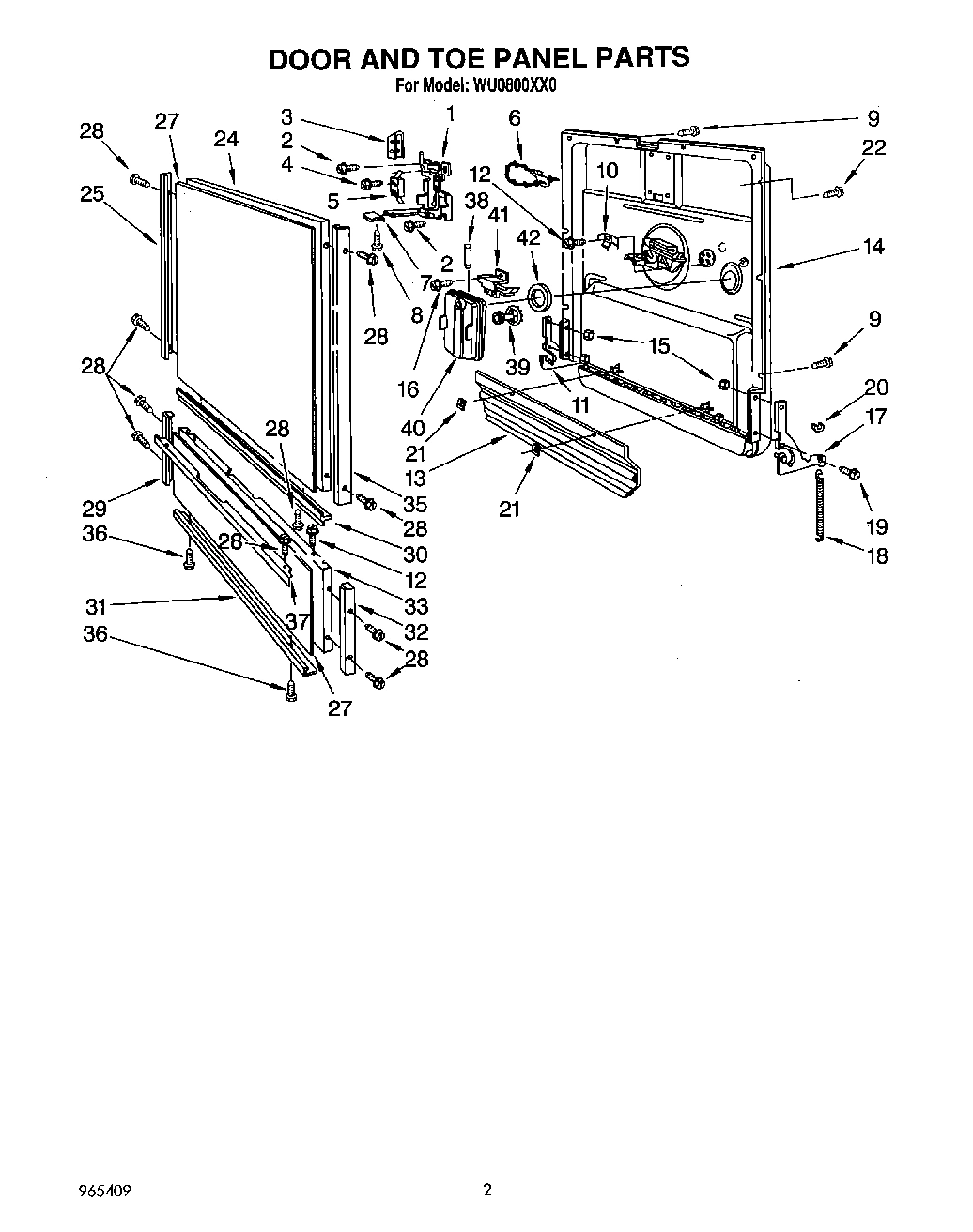 02 - DOOR AND TOE PANEL