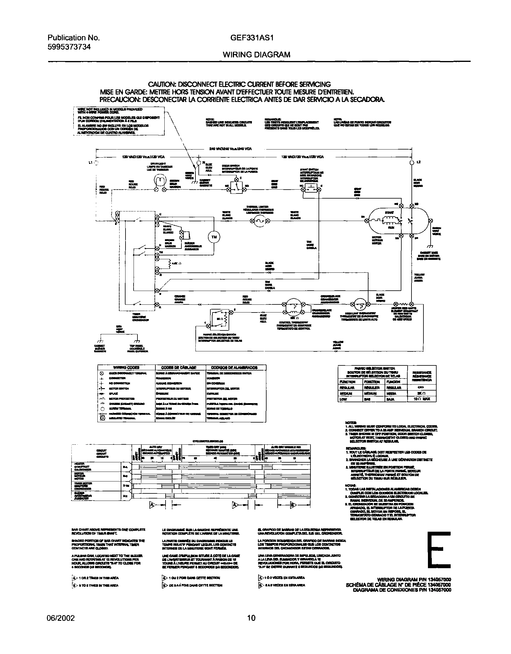 10 - 134057000 WIRING DIAGRAM