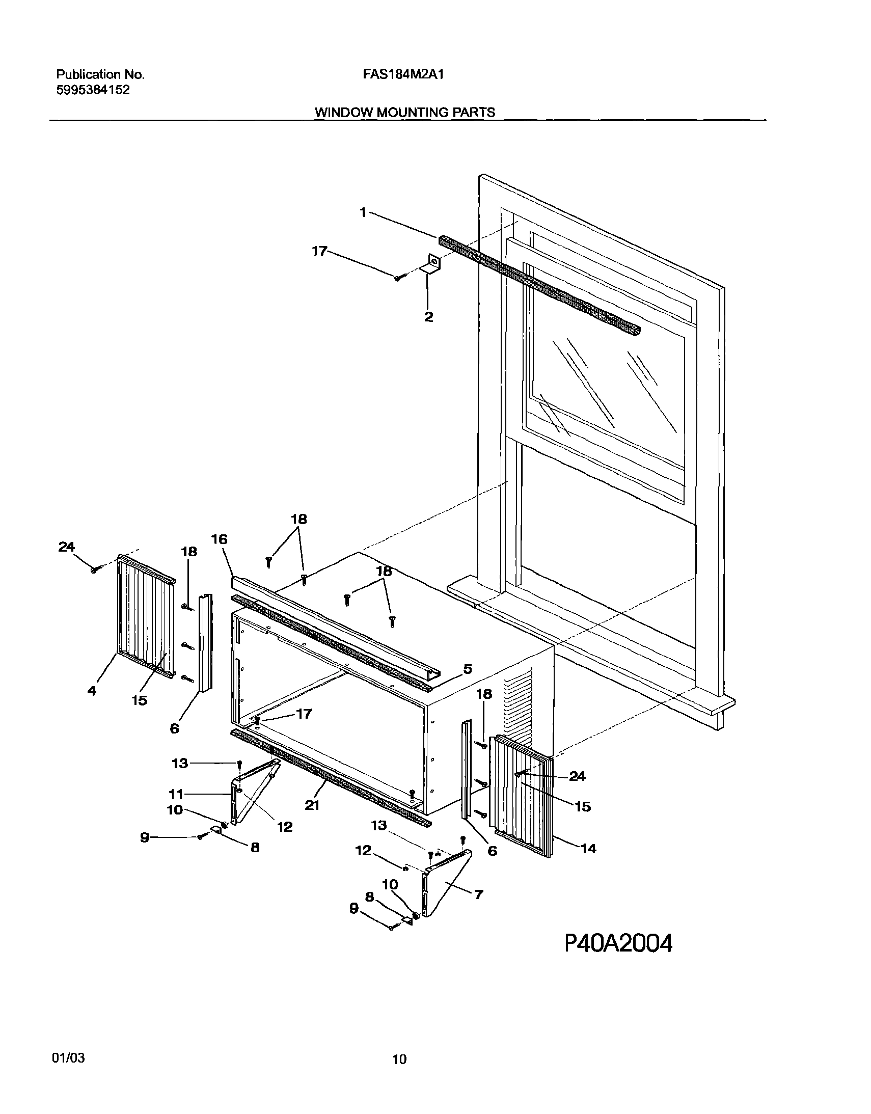 11 - WINDOW MOUNTING PARTS