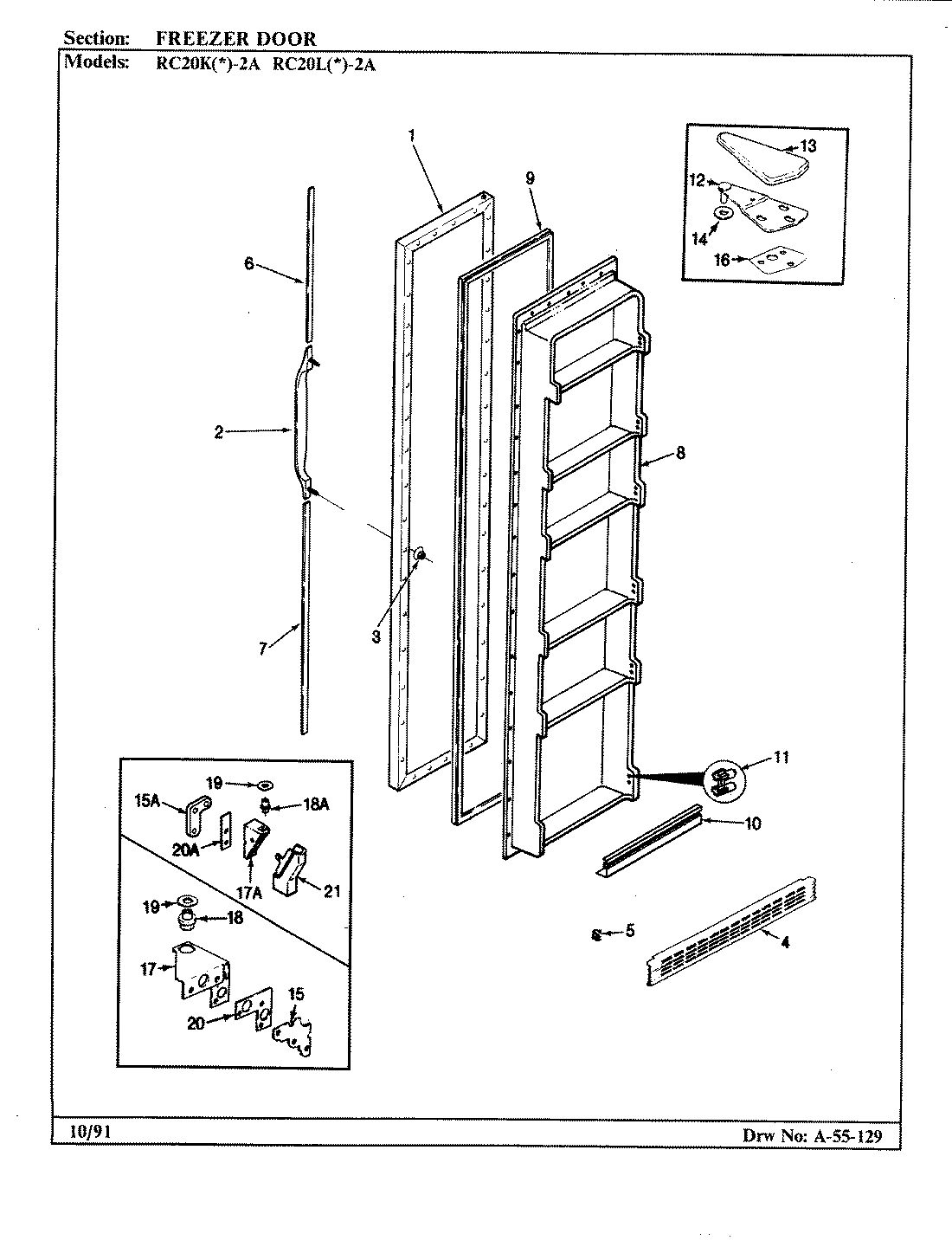 02 - FREEZER DOOR