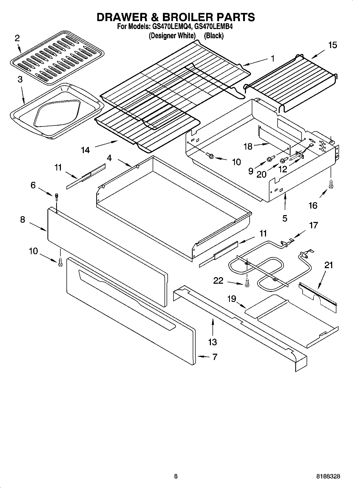 06 - DRAWER & BROILER PARTS, OPTIONAL PARTS