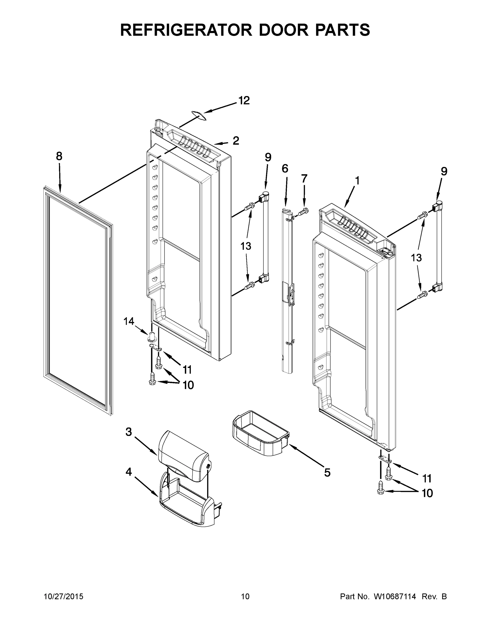 06 - REFRIGERATOR DOOR PARTS