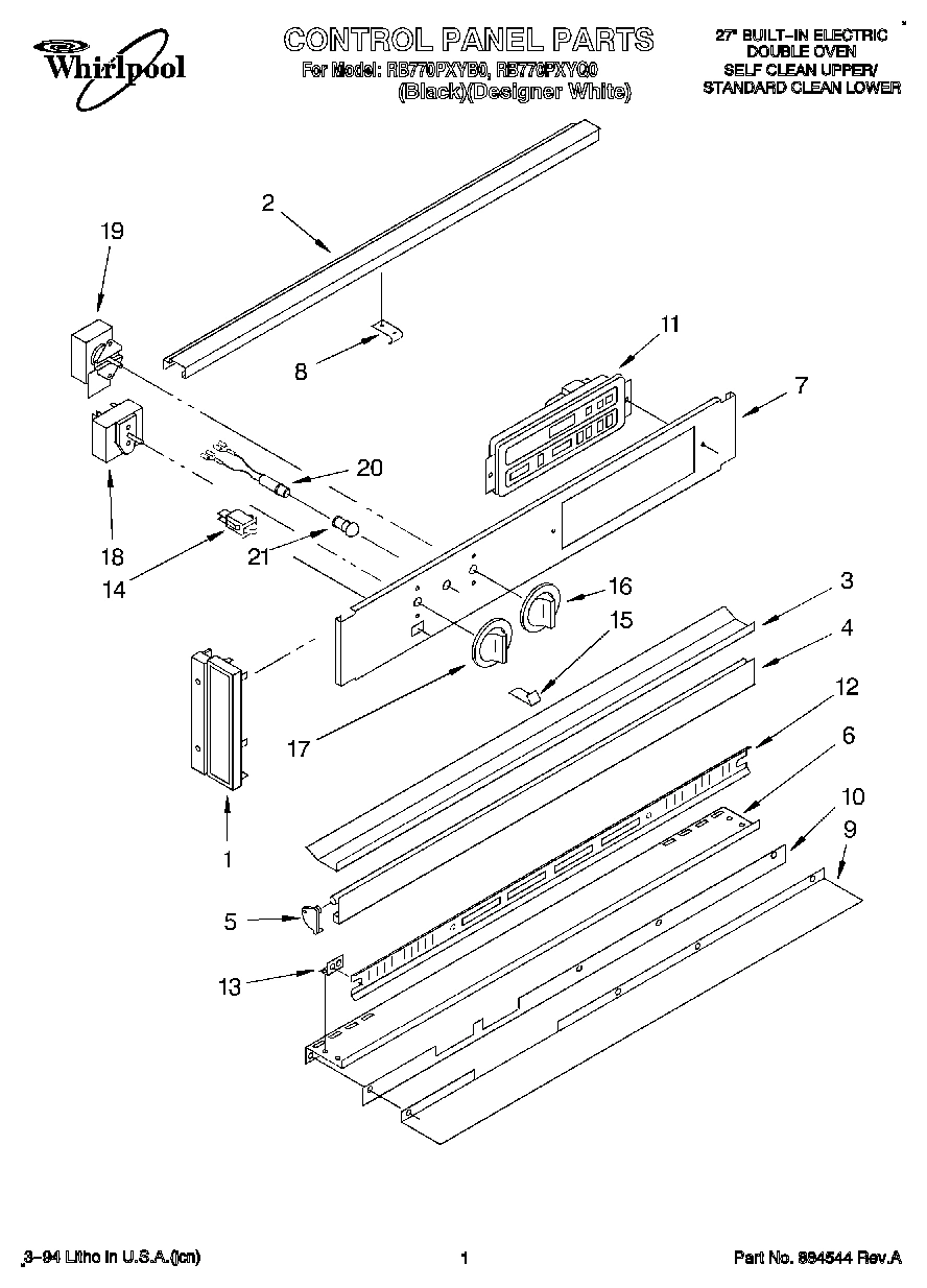 01 - CONTROL PANEL, LITERATURE
