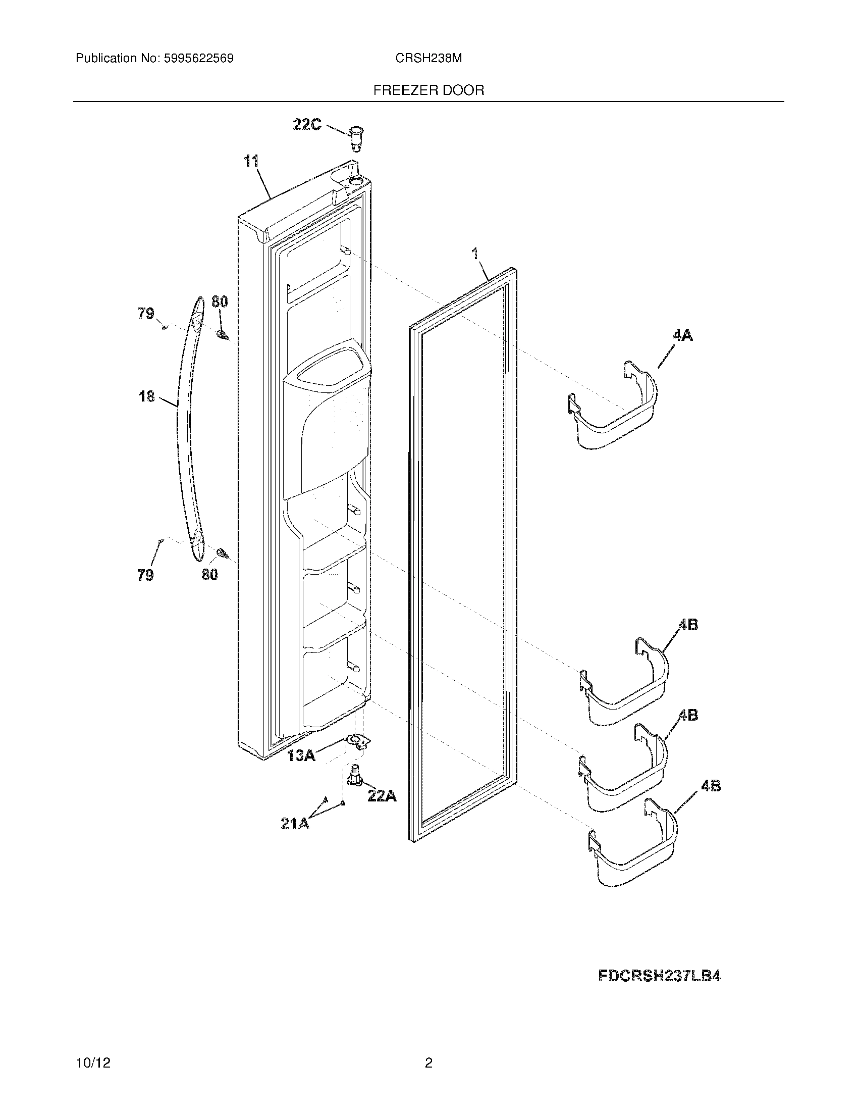 03 - FREEZER DOOR