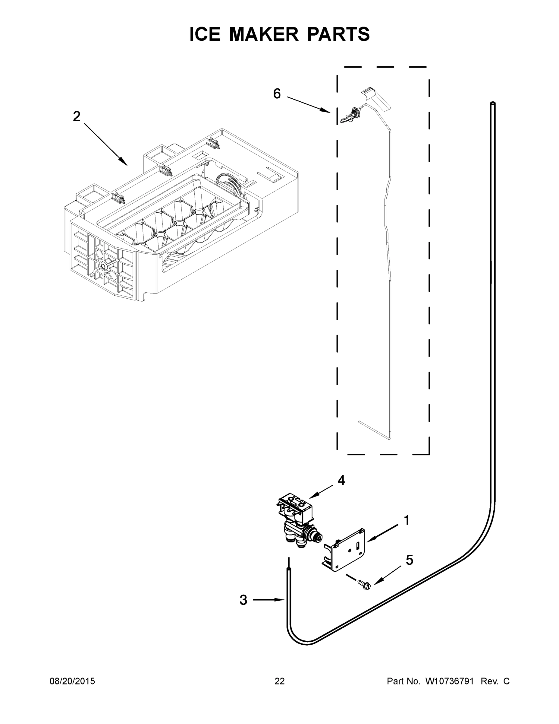 12 - ICE MAKER PARTS