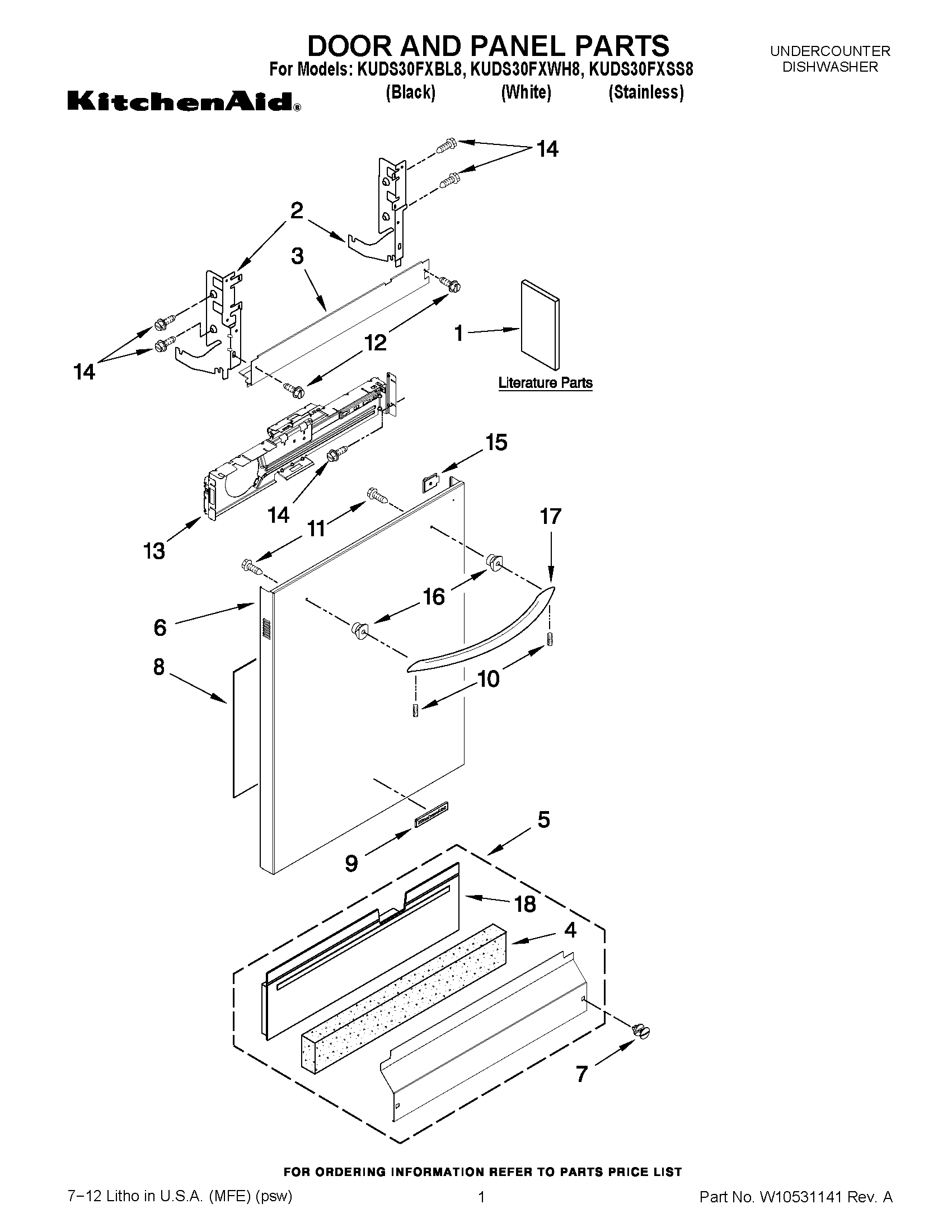 01 - DOOR AND PANEL PARTS