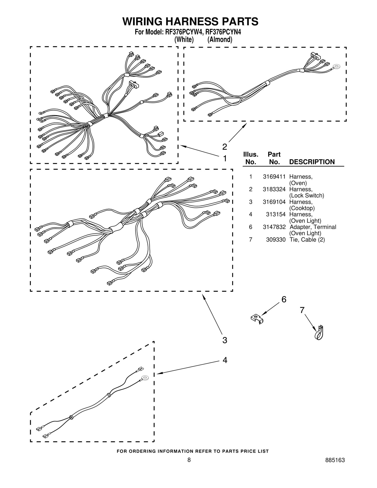 WIRING HARNESS PARTS