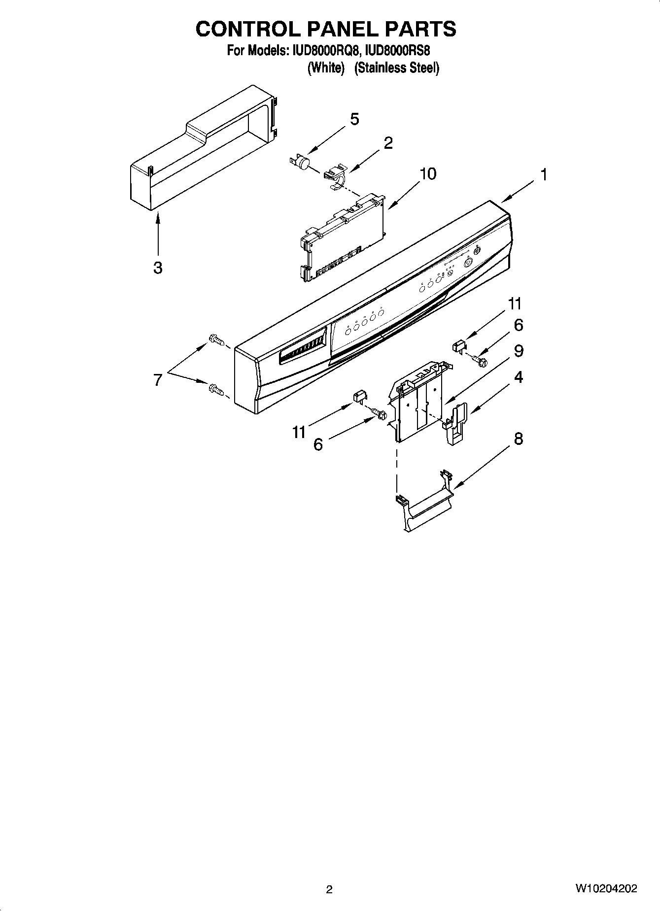 02 - CONTROL PANEL PARTS