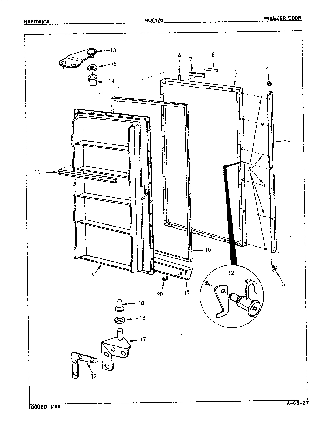 02 - FREEZER DOOR