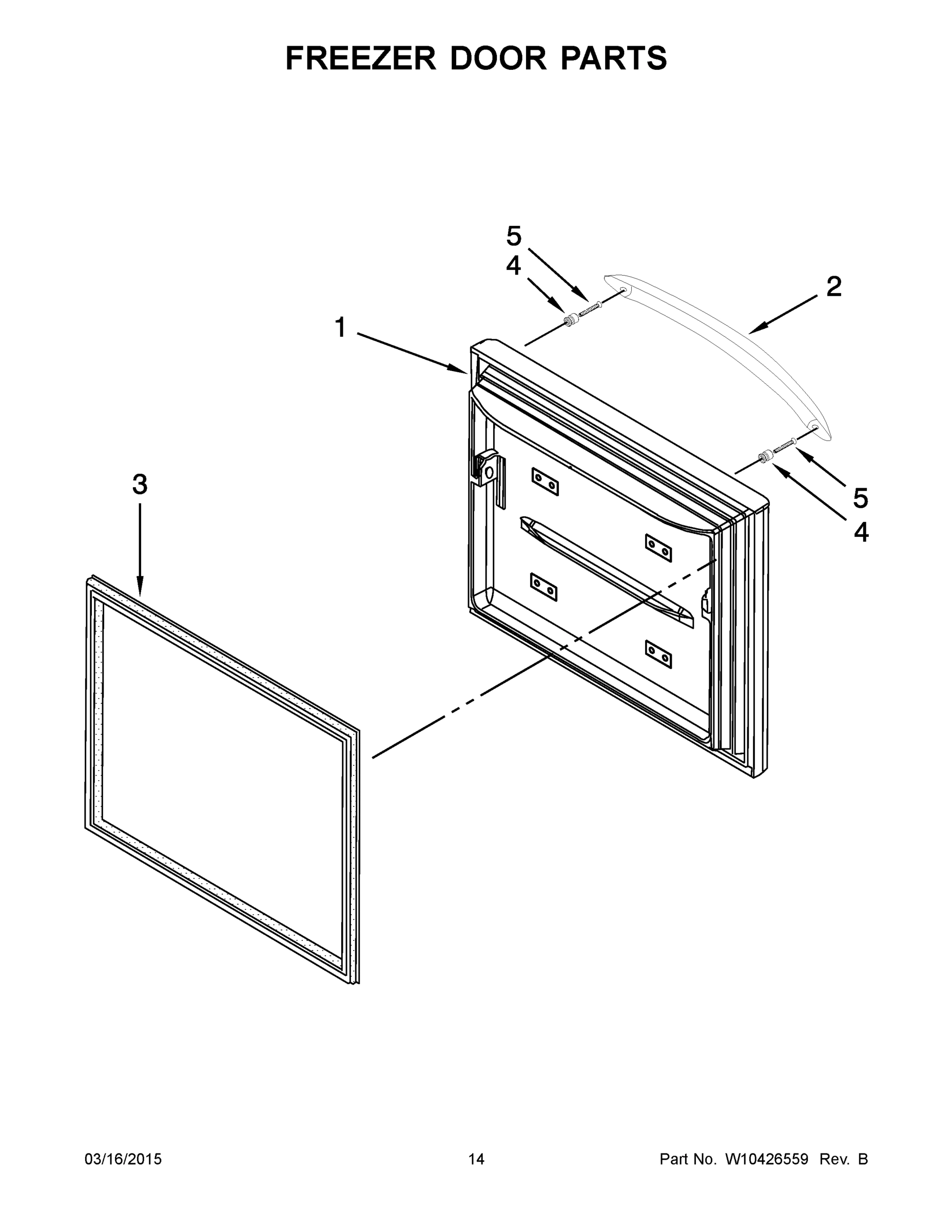 08 - FREEZER DOOR PARTS