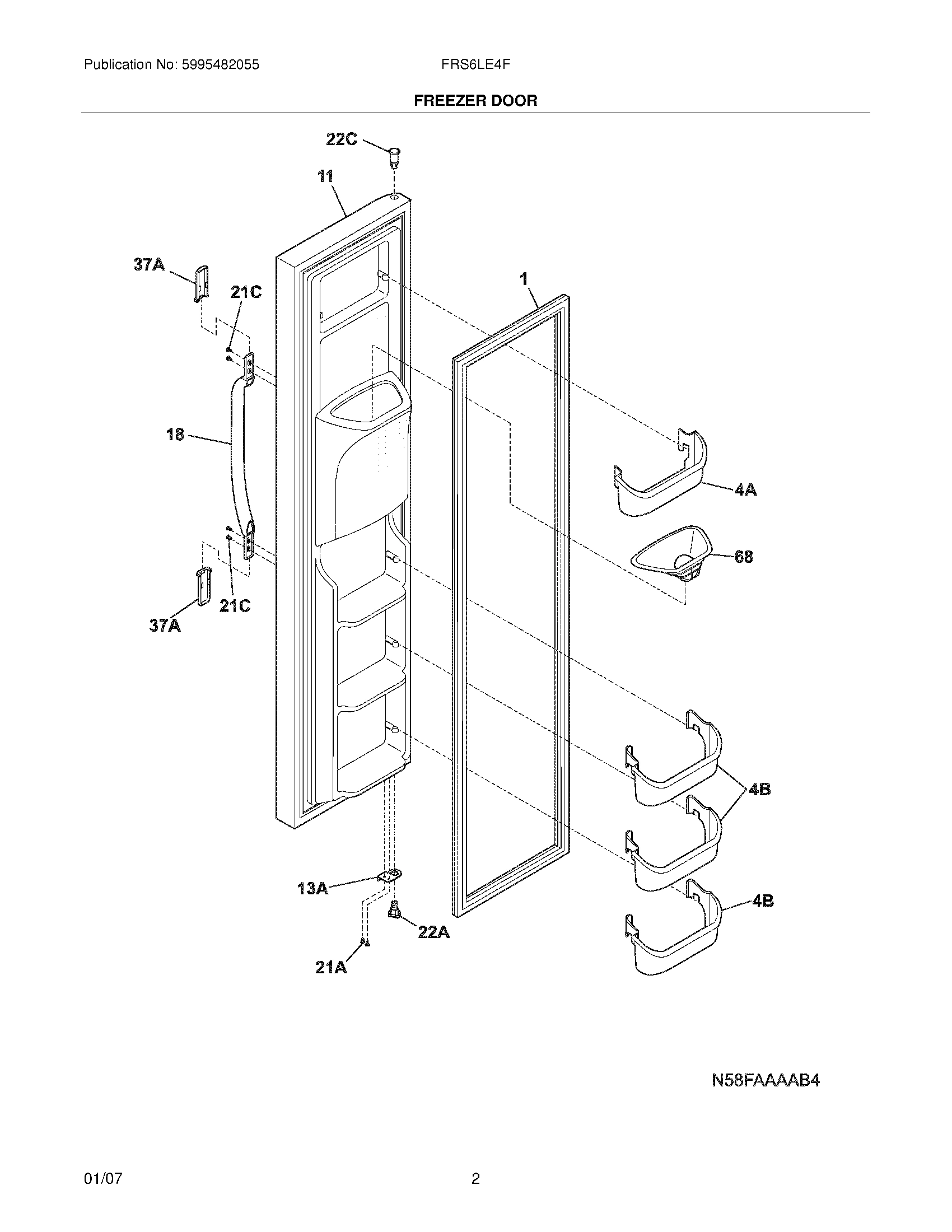 03 - FREEZER DOOR