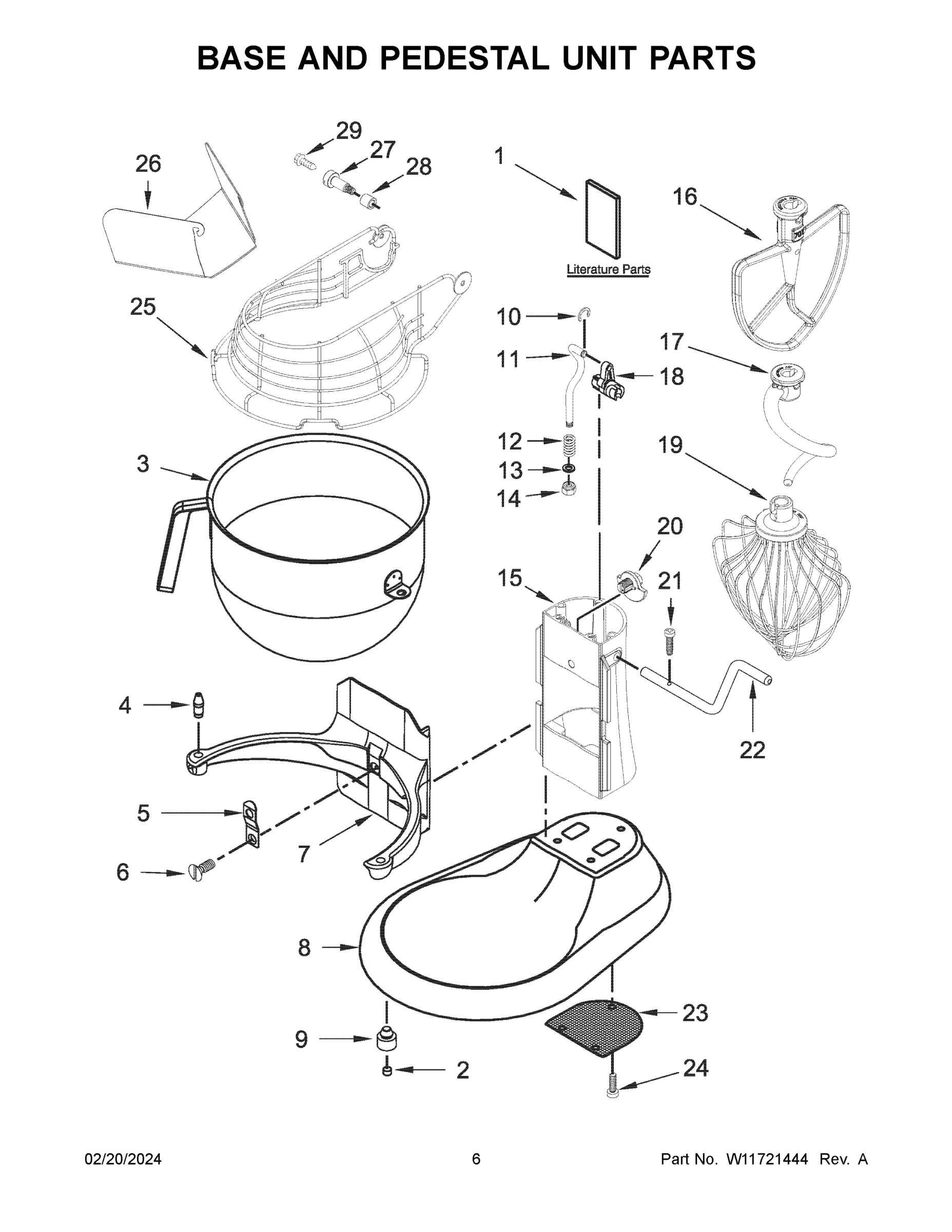 04 - BASE AND PEDESTAL UNIT PARTS