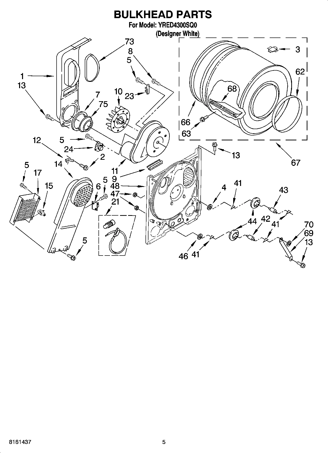 03 - BULKHEAD PARTS, OPTIONAL PARTS (NOT INCLUDED)