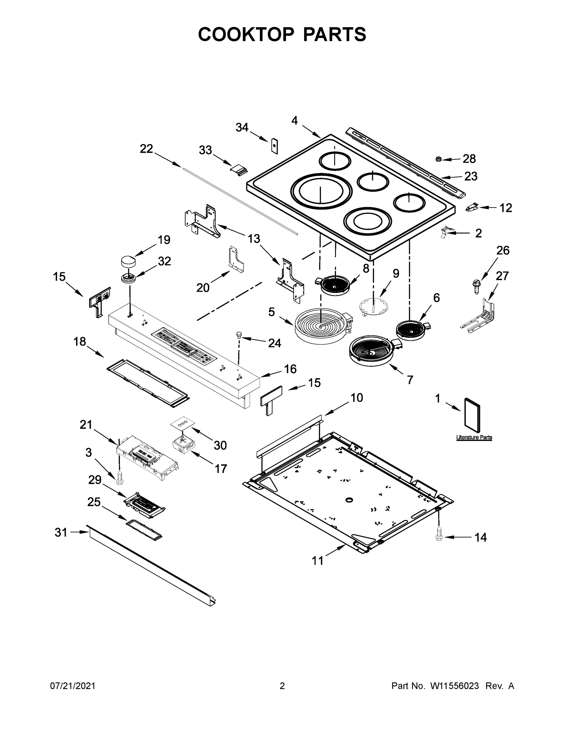 02 - COOKTOP PARTS