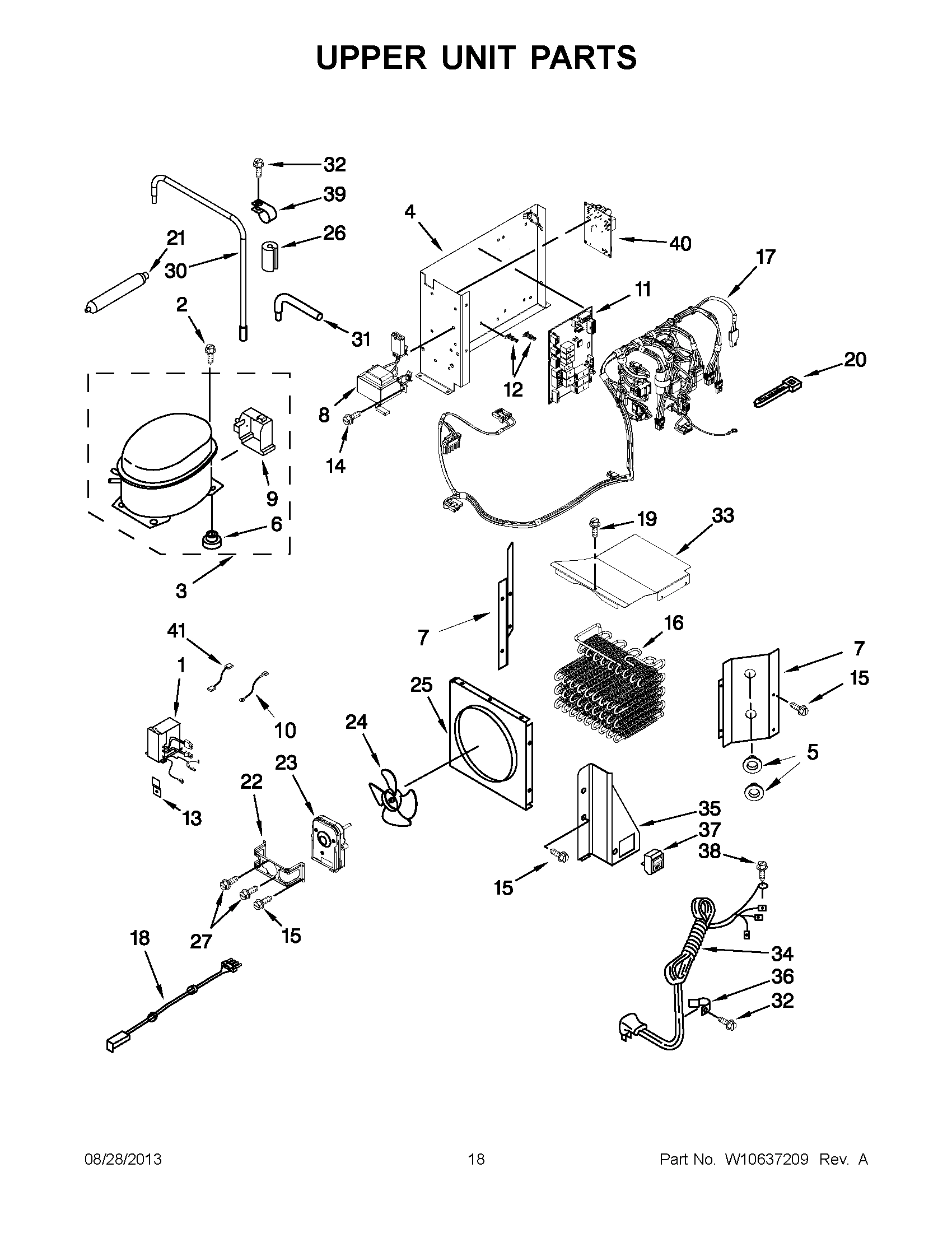 10 - UPPER UNIT PARTS