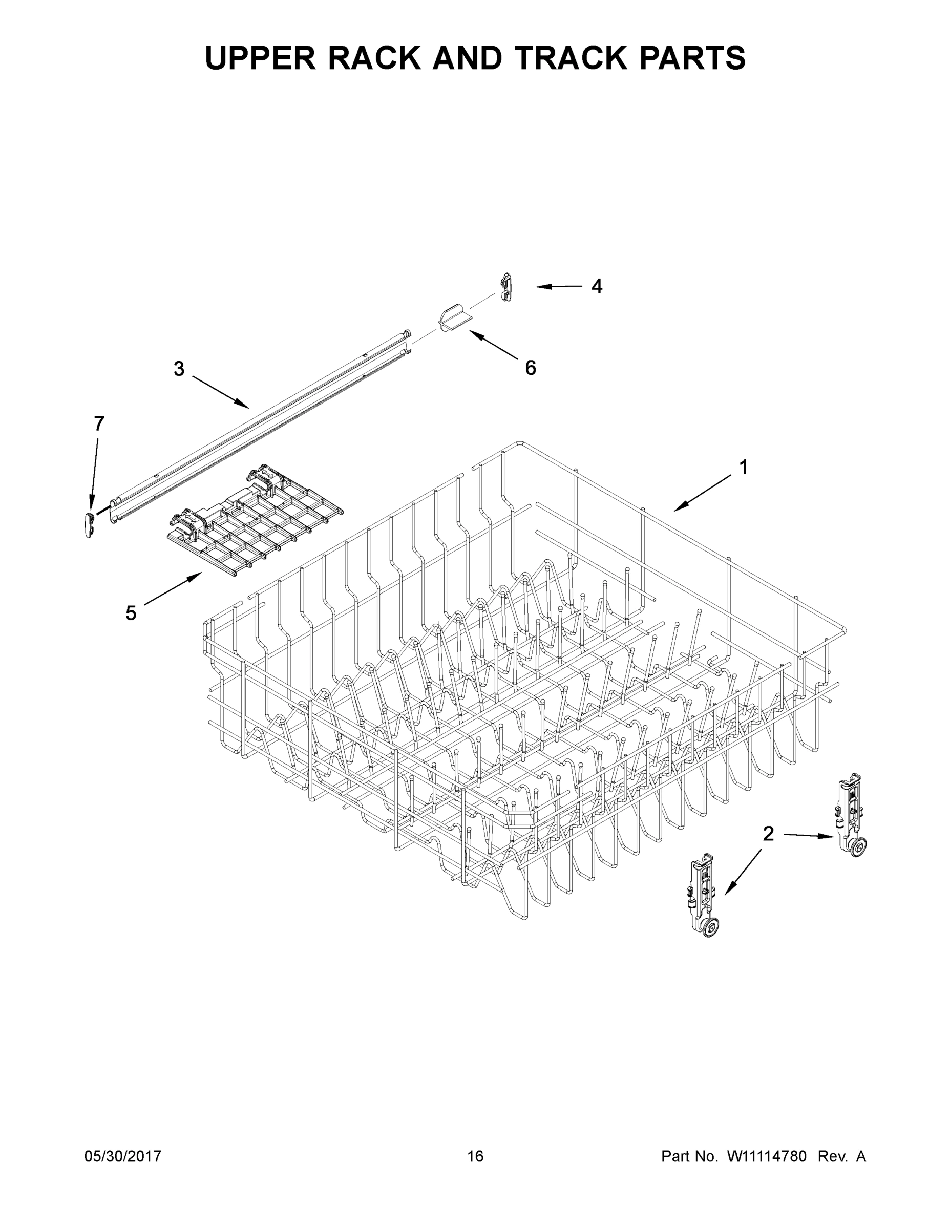 09 - UPPER RACK AND TRACK PARTS