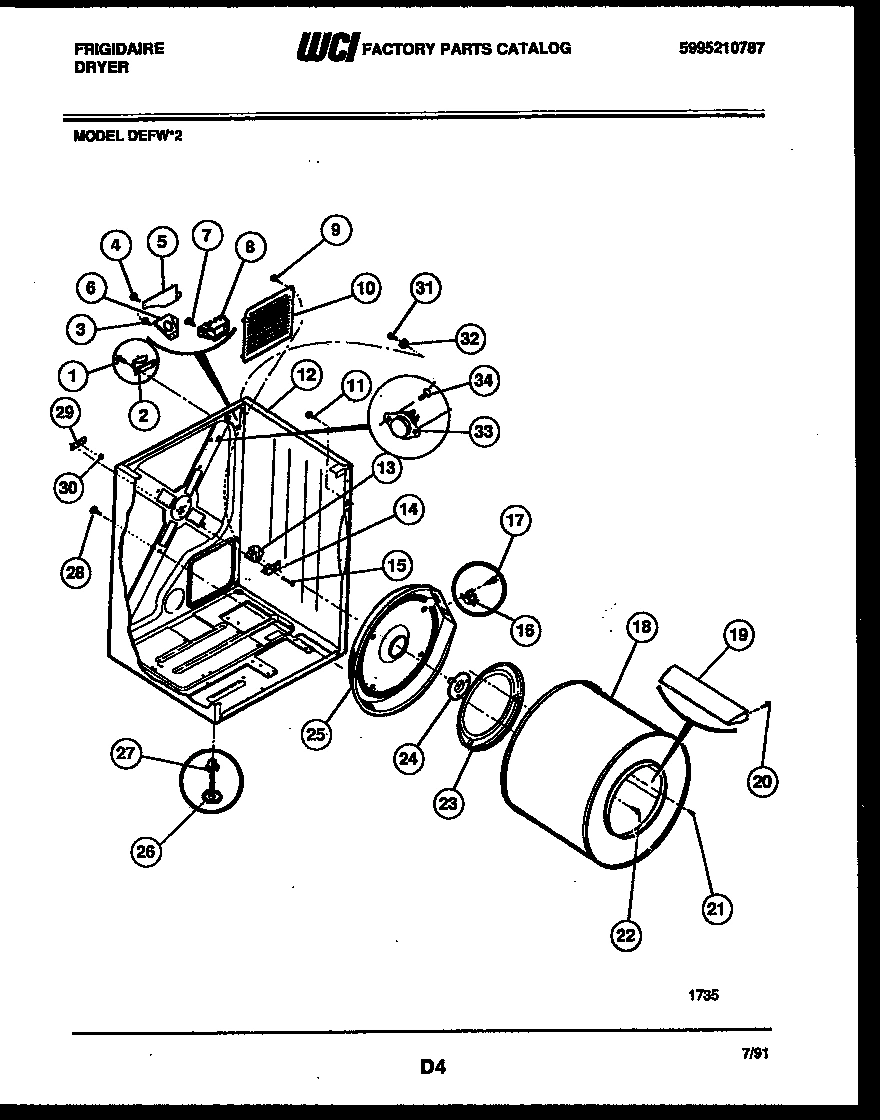 02 - CABINET AND COMPONENT PARTS