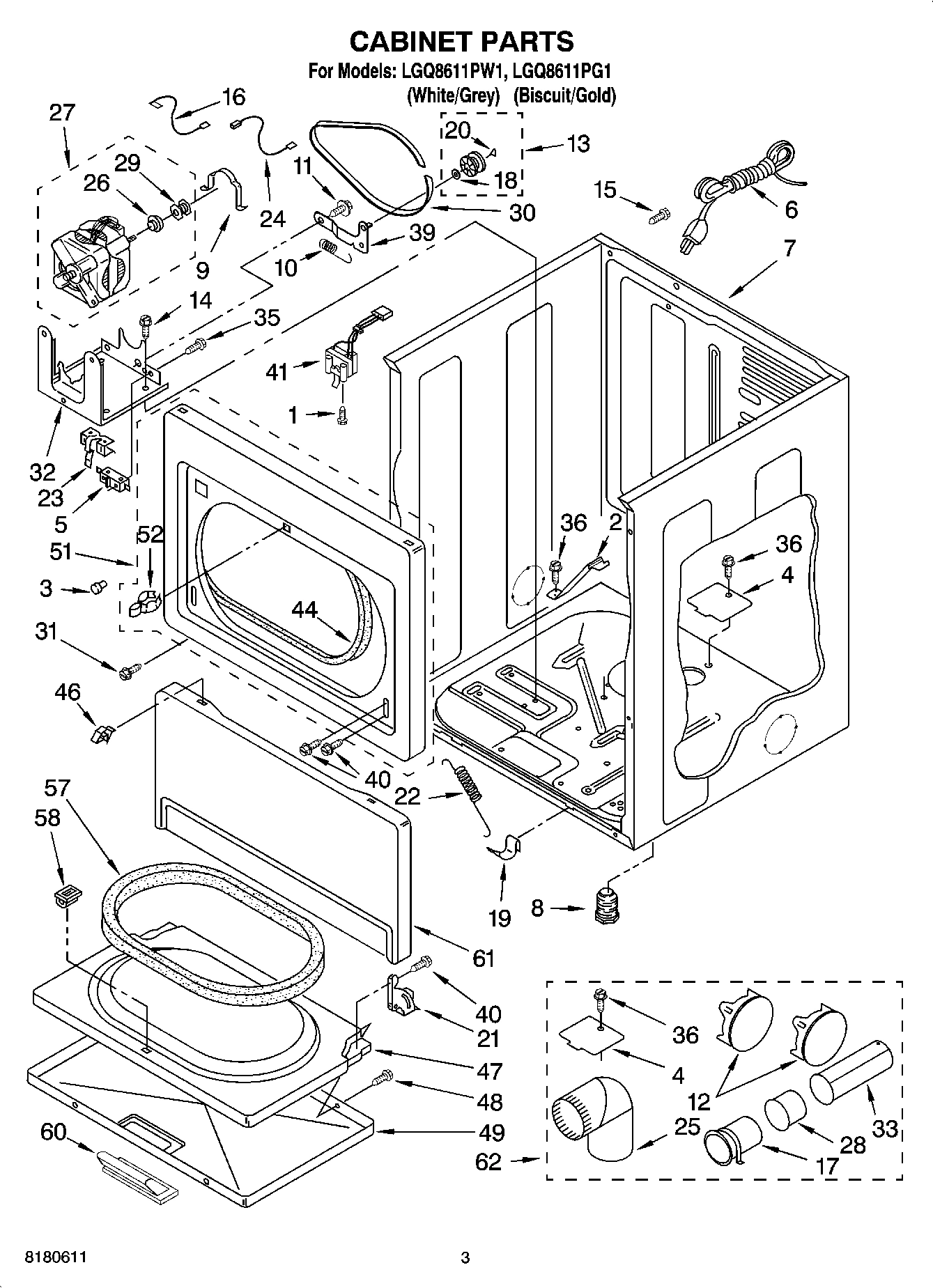 02 - CABINET PARTS