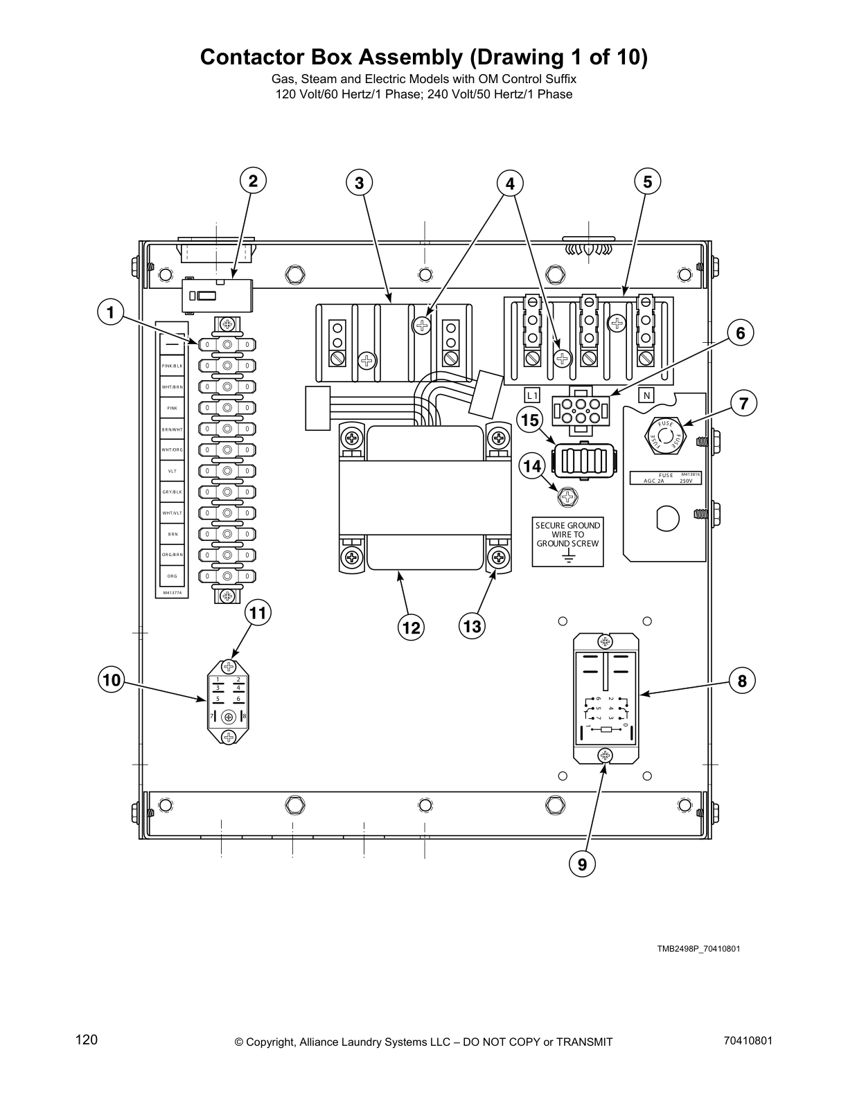 Contactor Box Assembly (Drawing 1 of 10)