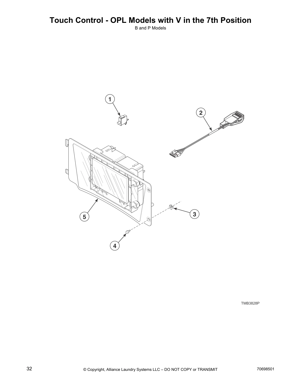 Touch Control - OPL Models with V in the 7th Position