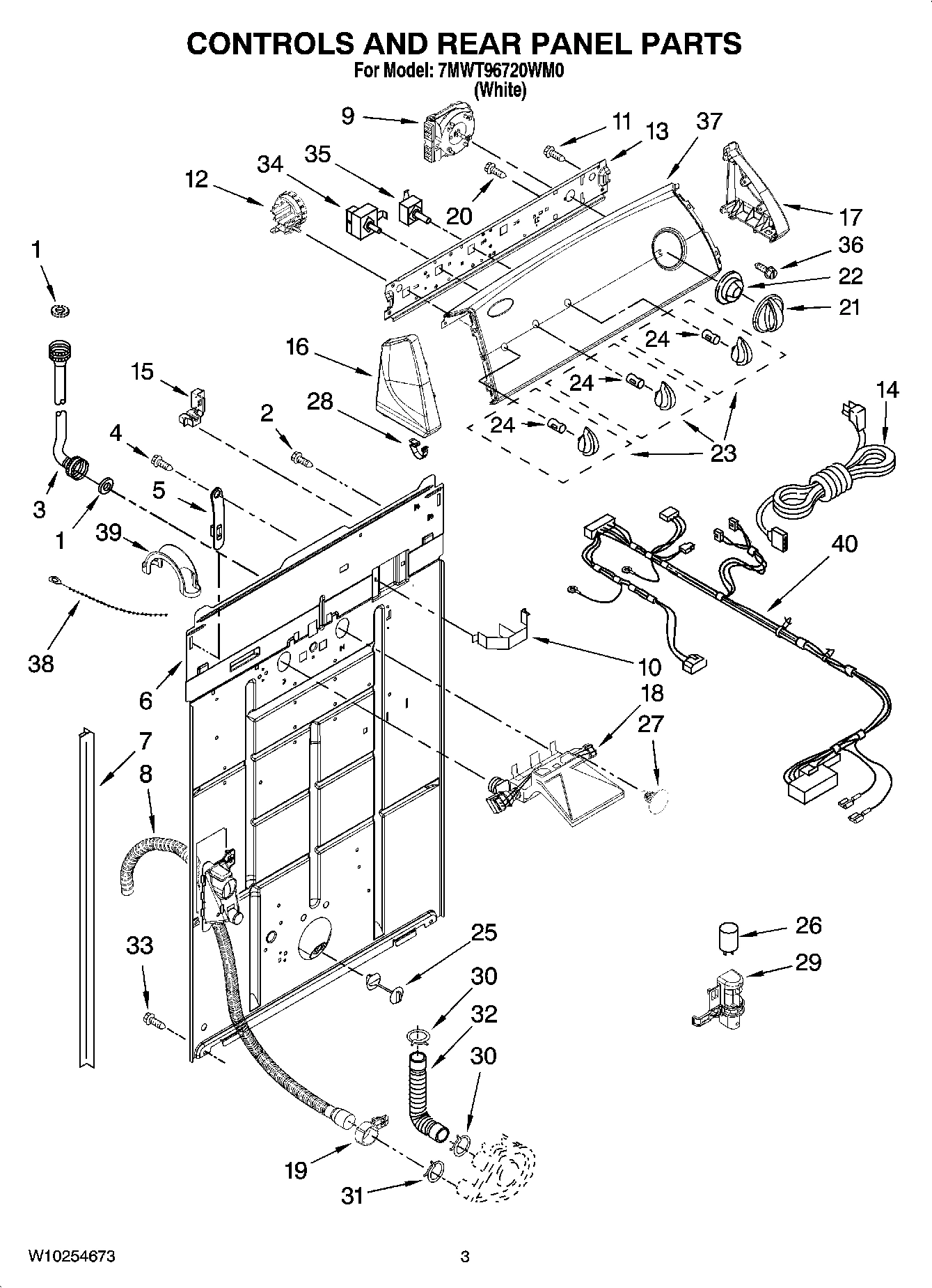 02 - CONTROLS AND REAR PANEL PARTS