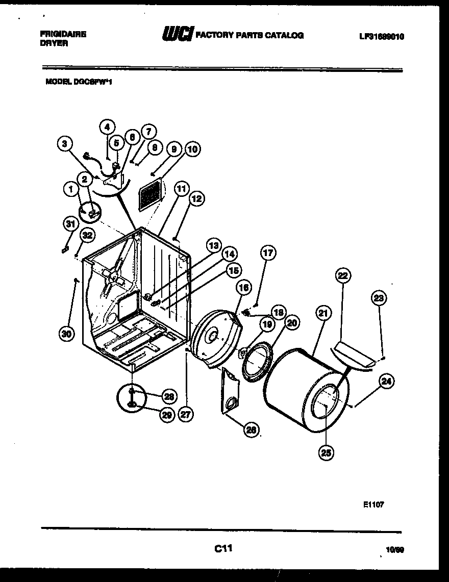 02 - CABINET AND COMPONENT PARTS