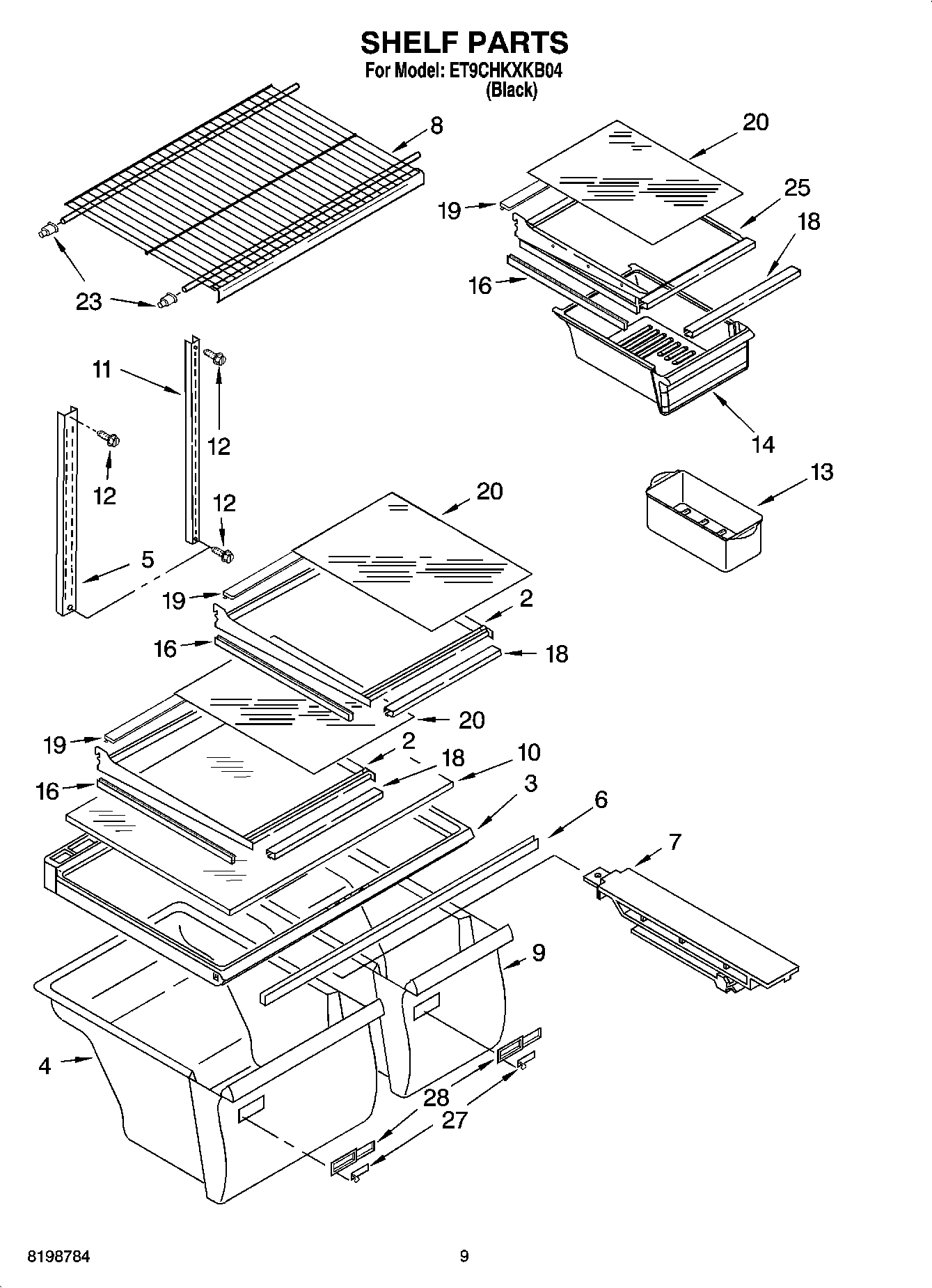 05 - SHELF PARTS, OPTIONAL PARTS