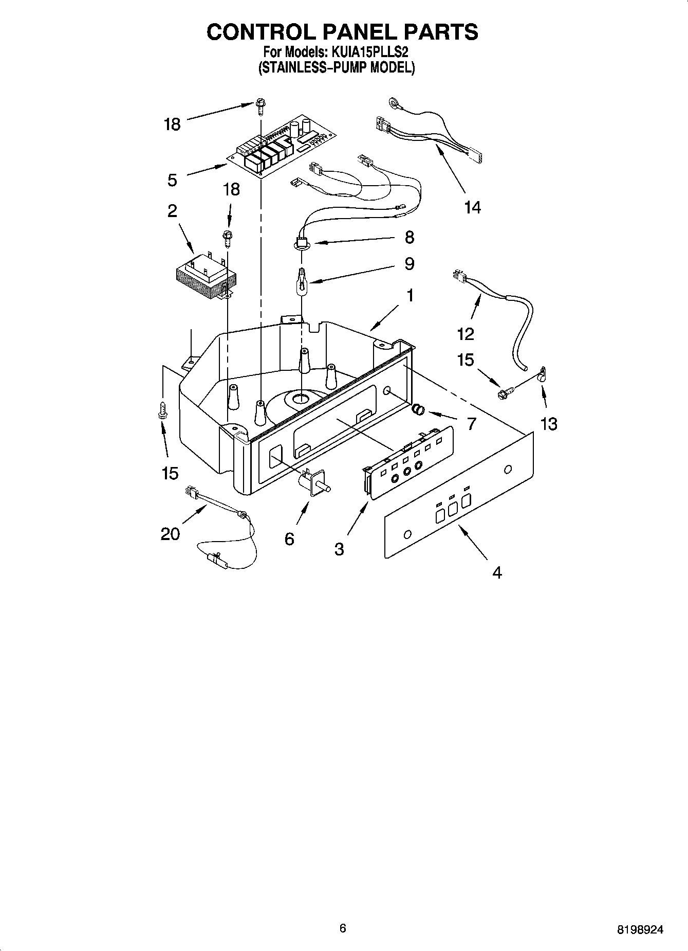 04 - CONTROL PANEL PARTS