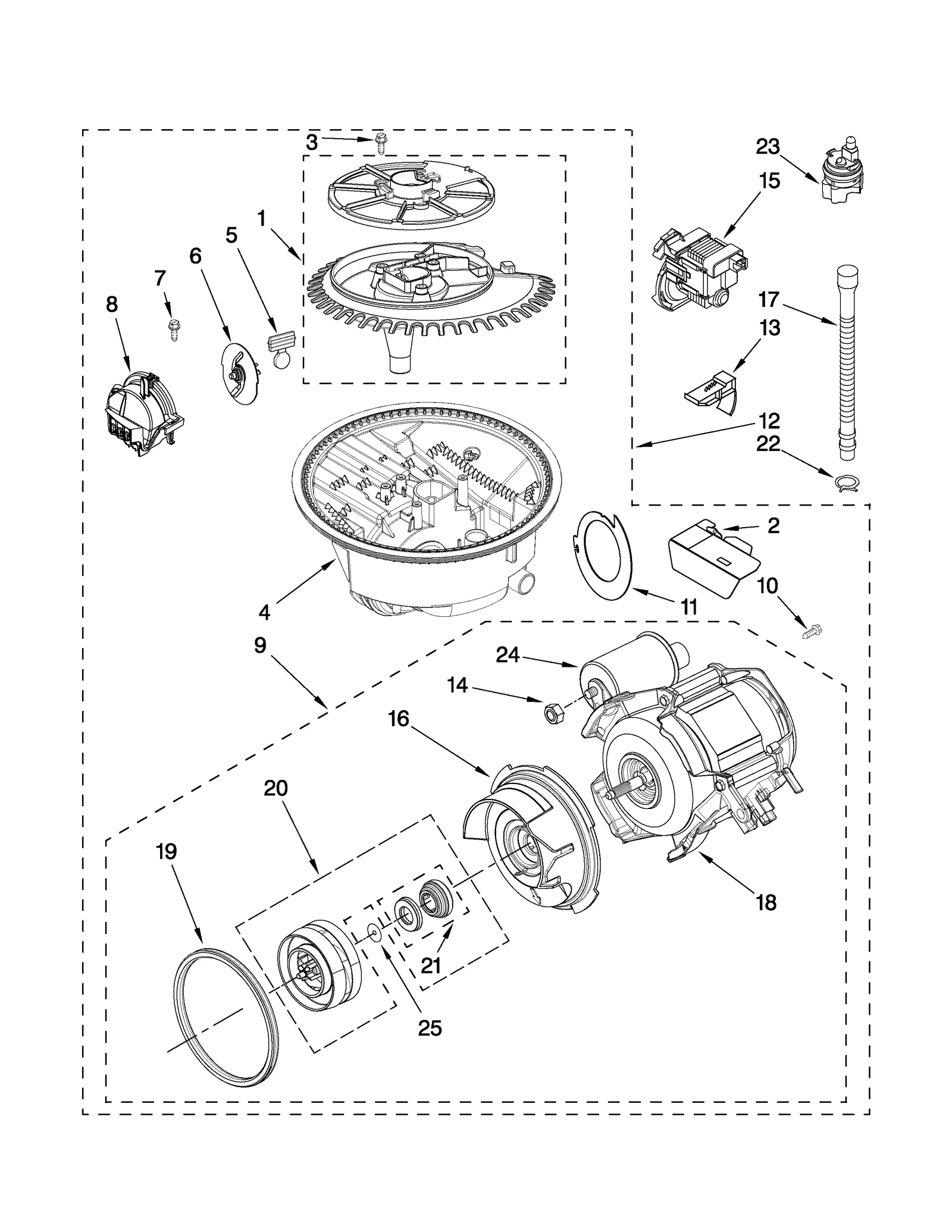 PUMP AND MOTOR PARTS
